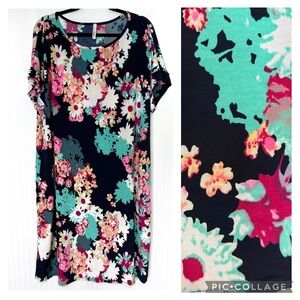 Celeste Short Sleeved Pocketed Dress Size 2X